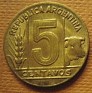 5 Centavos Argentina 1947 KM40. Uploaded by Granotius